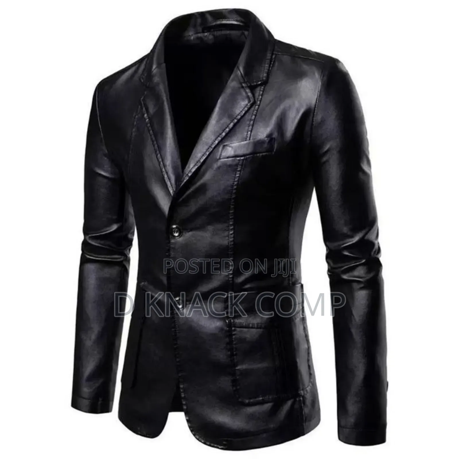 Windproof Leather Jacket Lapel Suit Leather Jacket
