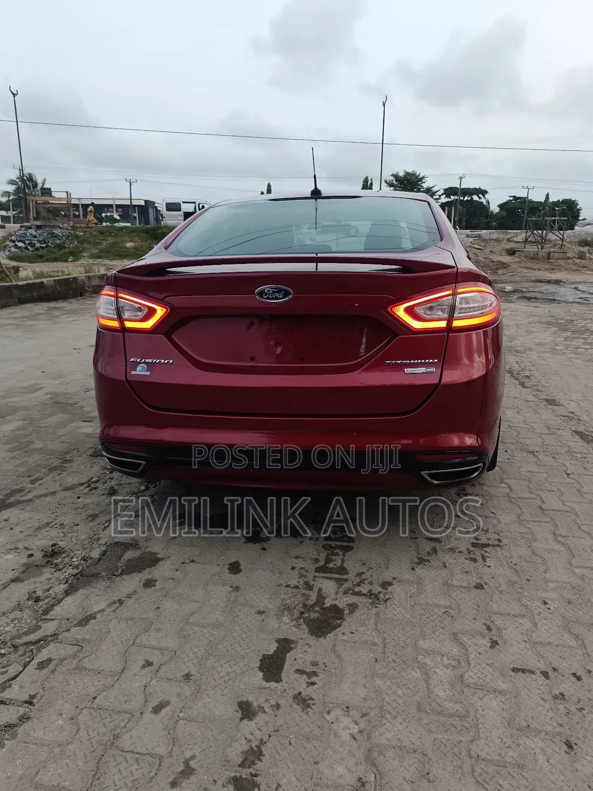 Ford Fusion Titanium FWD 2016 Red