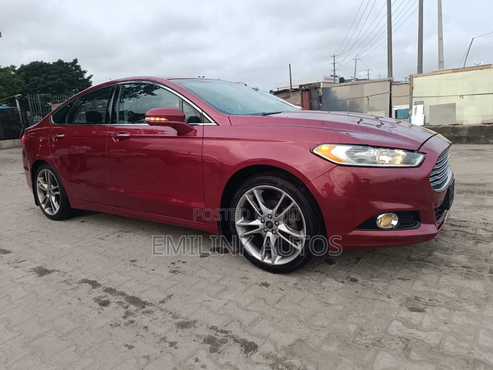 Ford Fusion Titanium FWD 2016 Red