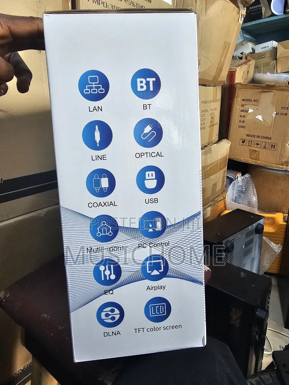 4 Zone Network Amplifier With Microphone, Bluetooth, Usb &App Control