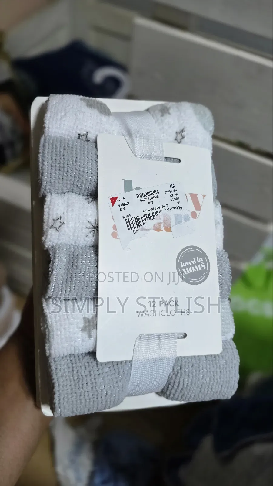 Baby Cotton Wash Cloth Set of 12