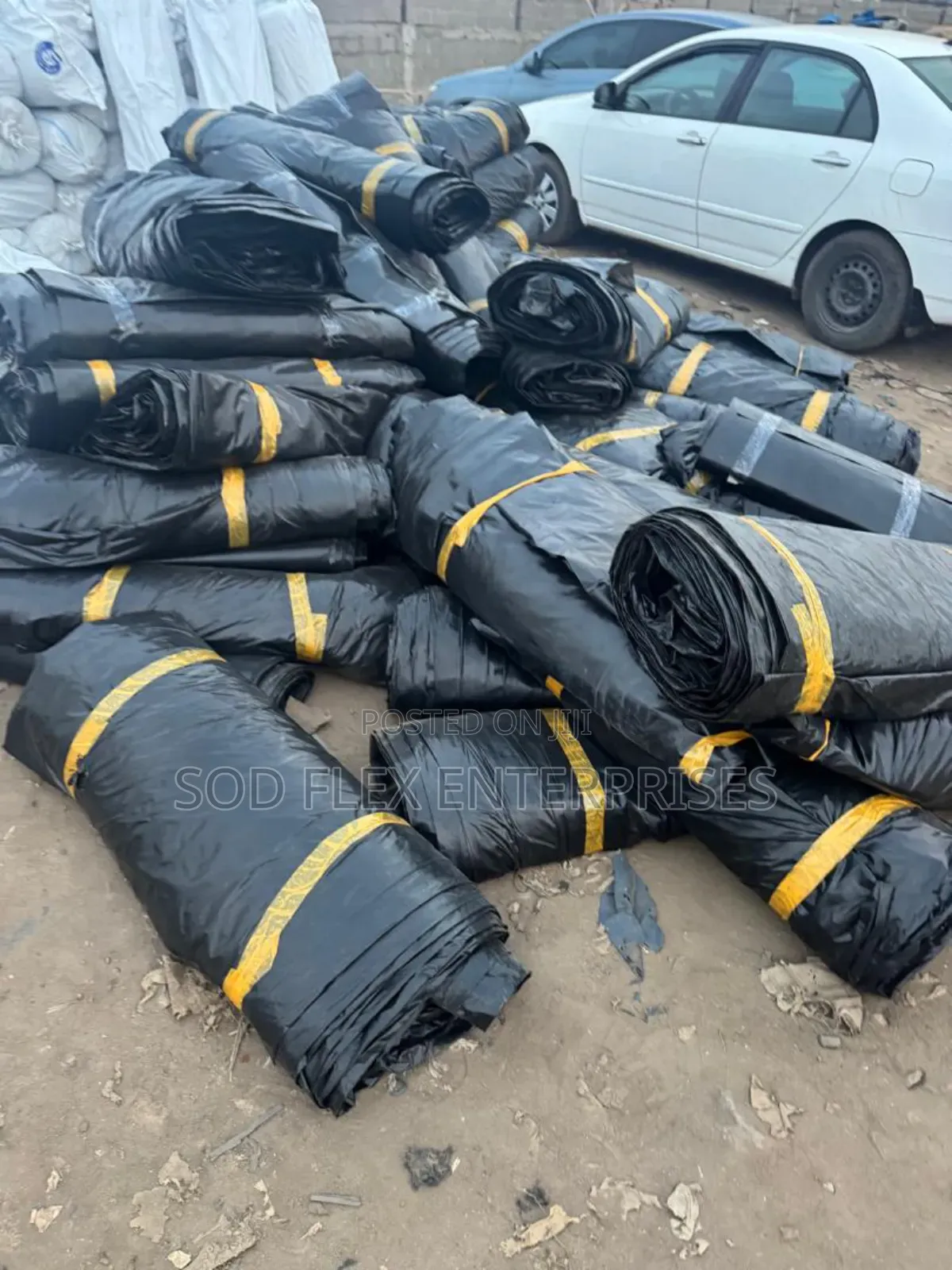 2*100 Meters Thick Polyameed/Polythene Black Durable Casting Floor Nyl