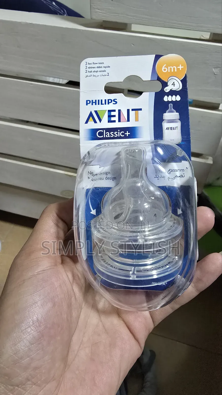 Avent Classic Nipple Teat Size4