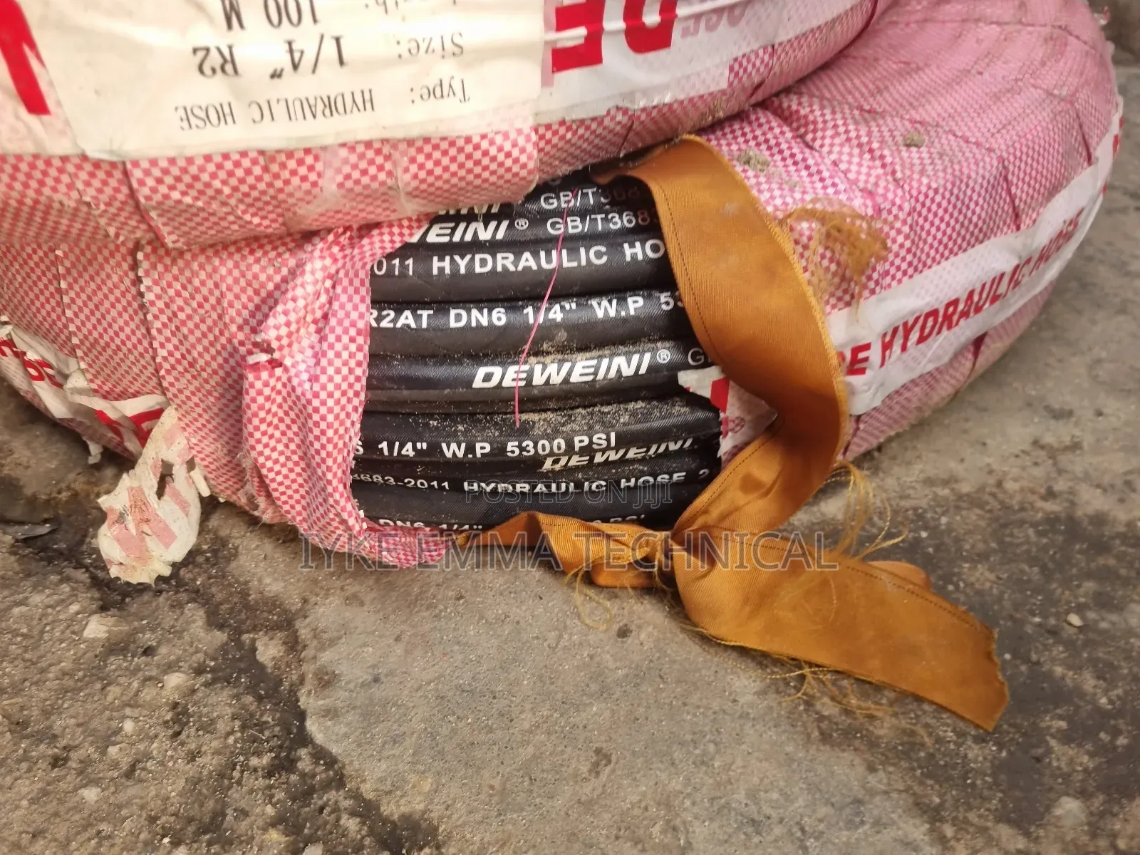 Deweini Wire Hydraulic Hose 1/4" Sae100 R2at