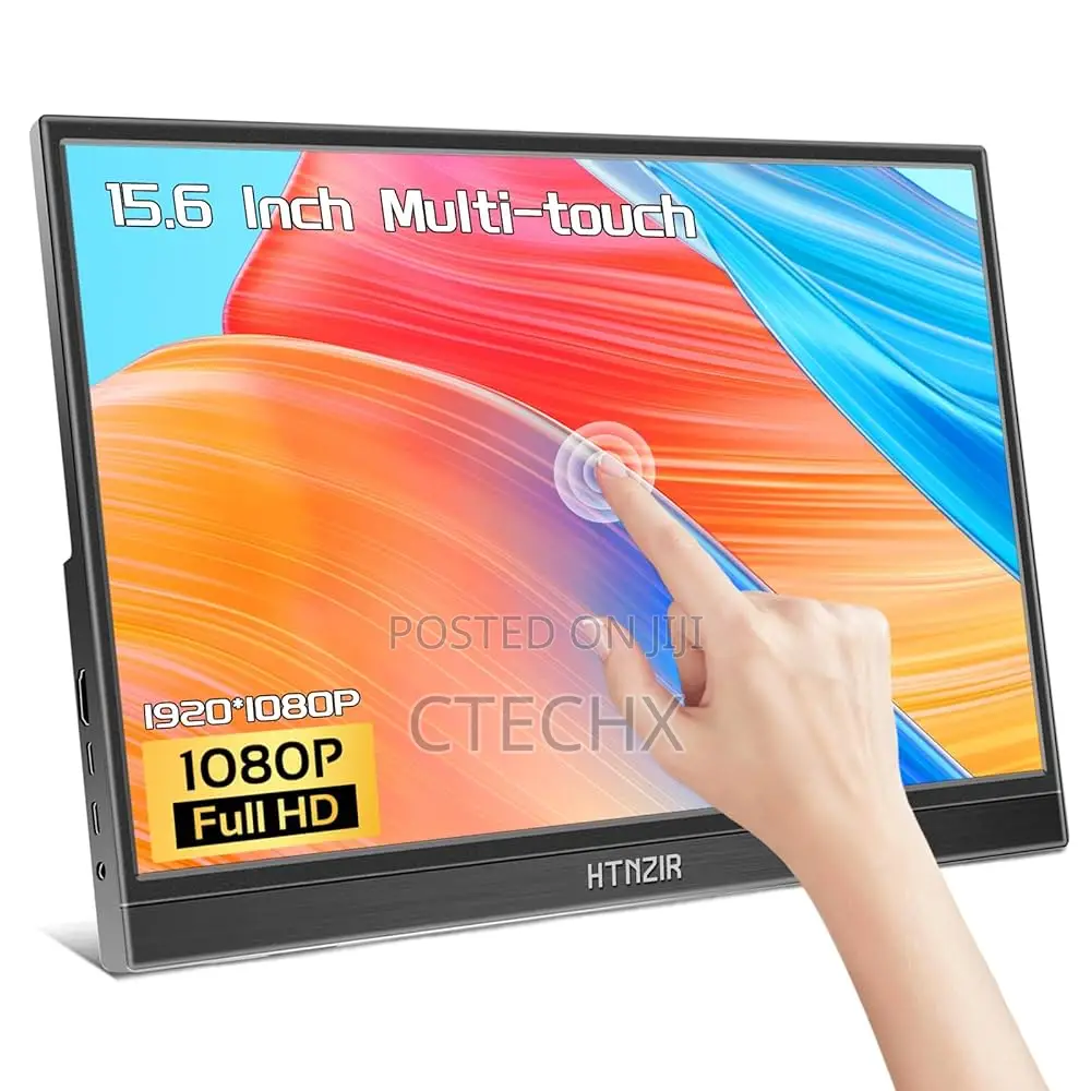 Portable Monitor Touchscreen,15.6 Inch FHD for Laptop Ps5/4 Phone Xbox