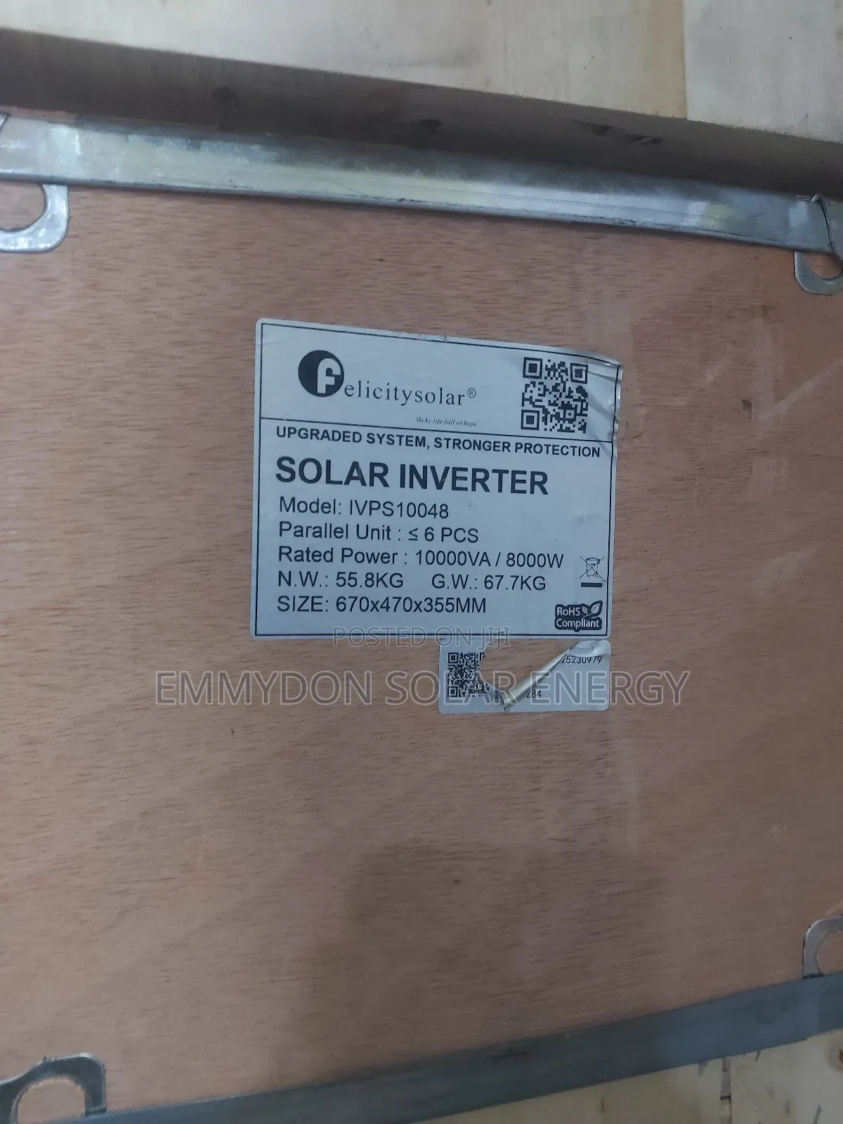 Original Felicity Inverter 10kva 48v Ivps