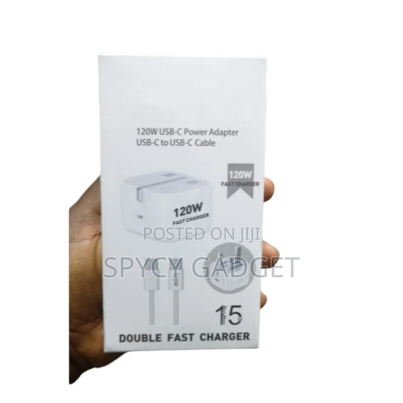 120w Usb Type C to Type -C Double Fast Charger