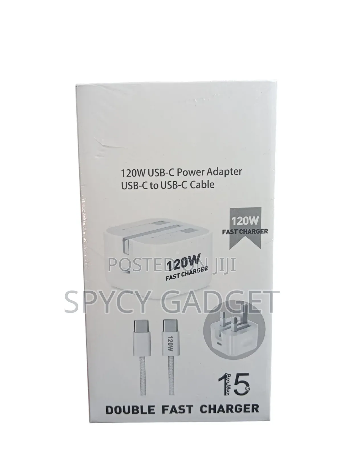 120w Usb Type C to Type -C Double Fast Charger