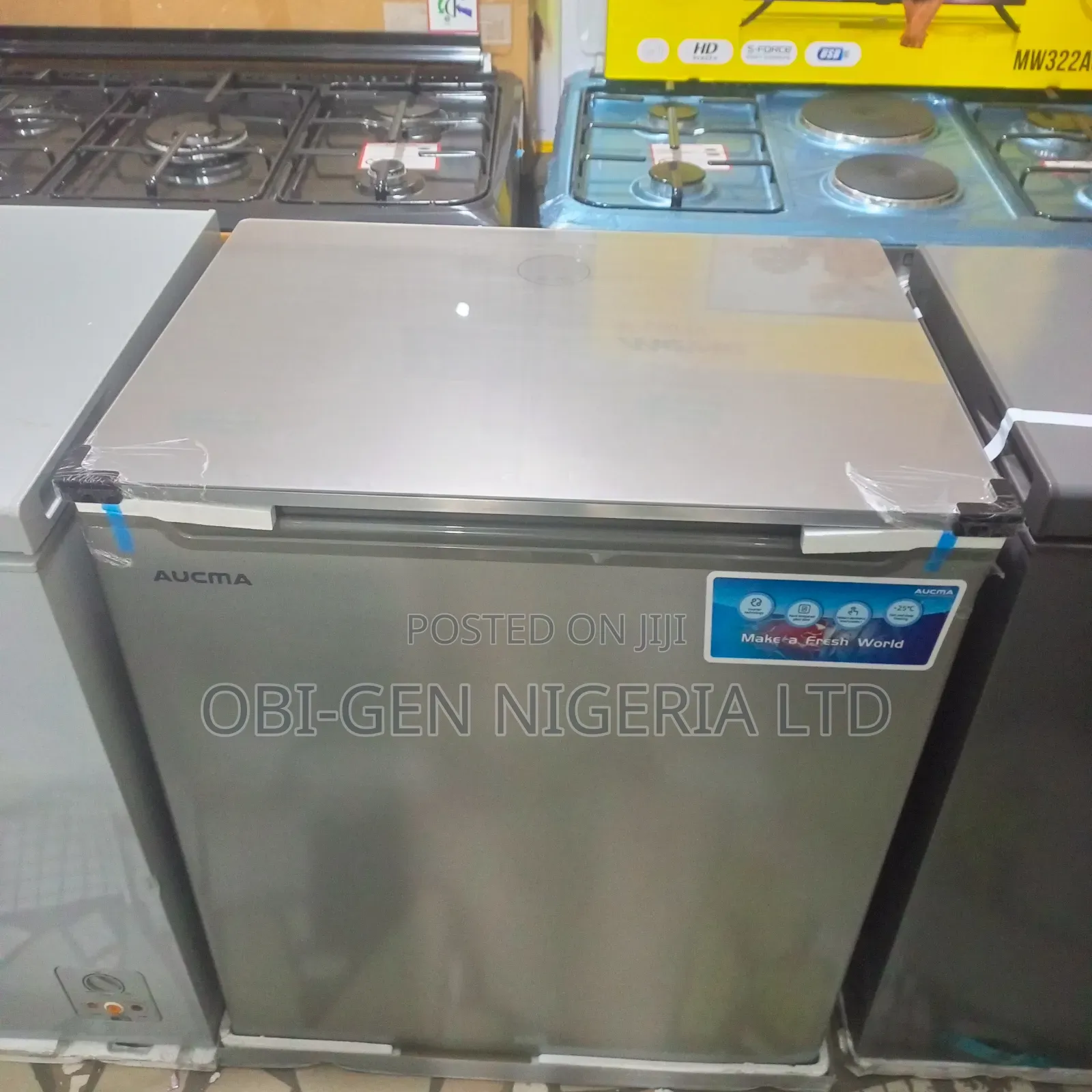 Aucma Inverter Freezer 200l 80% Energy Saver Bc/Ro-147 Gex Set