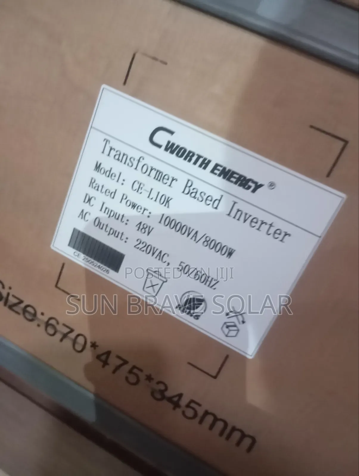 Cworth Energy 10kva 48 Solar Inverter Available