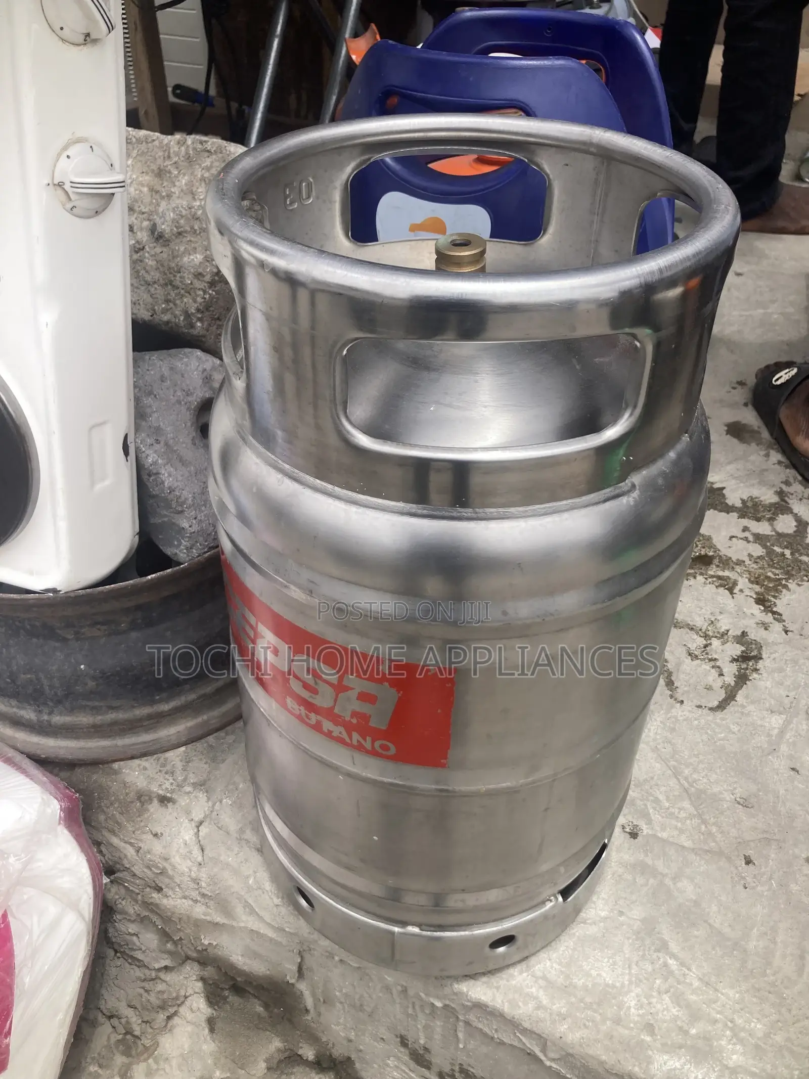 12.5kg Stainless Gas Cylinder