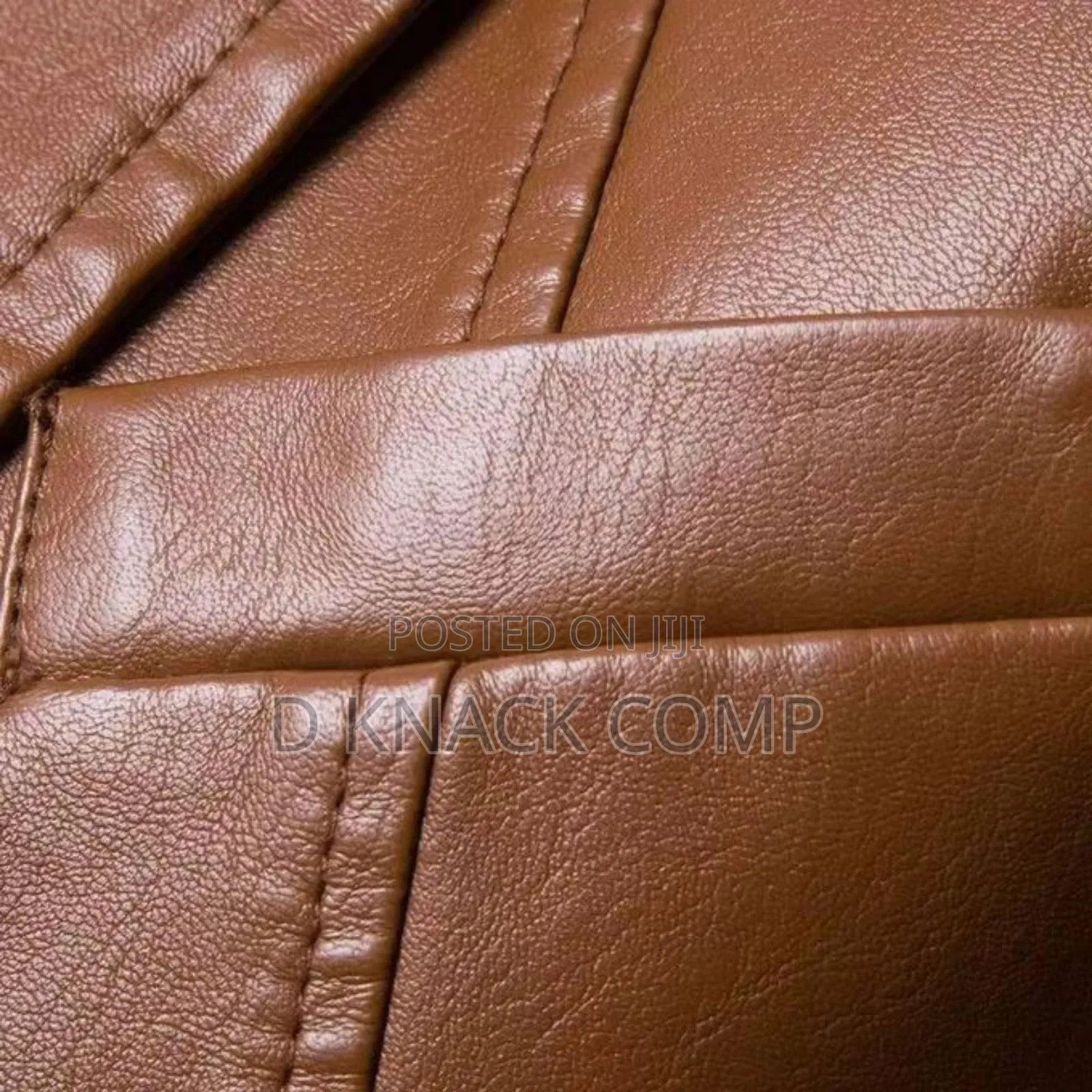 Brown Leather Jacket Lapel Suit Leather Jacke