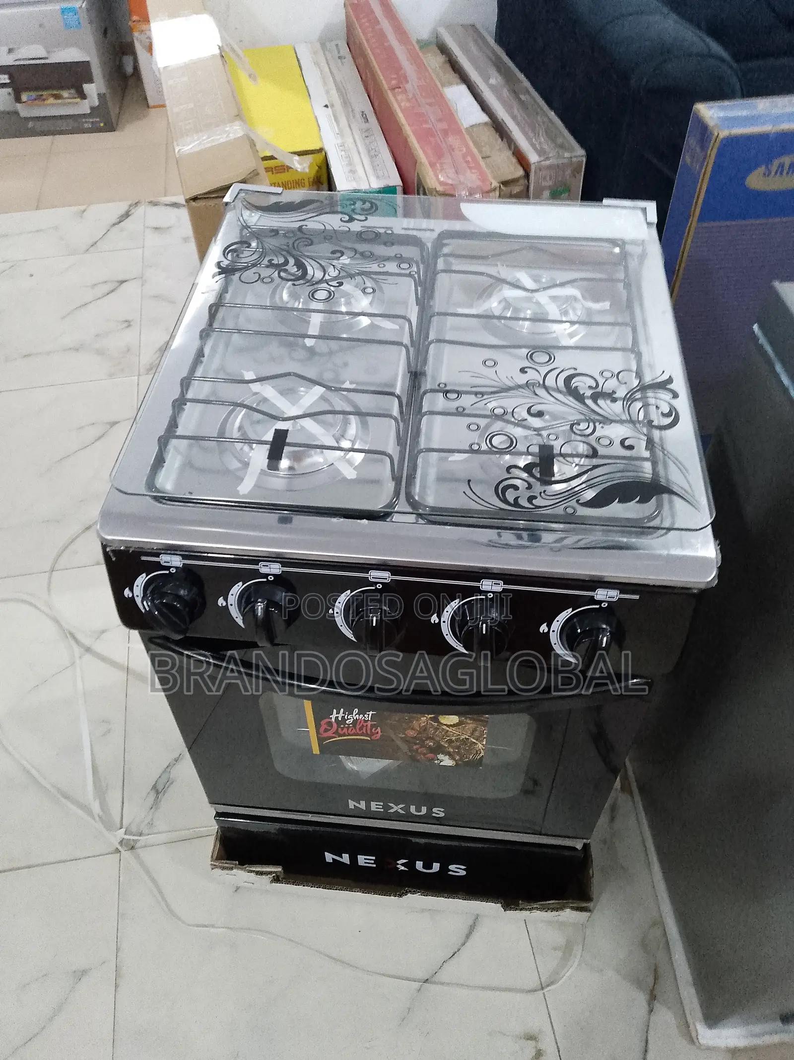 Original 4 Burner Gas Cooker – Nexus Nx-5055 With Oven
