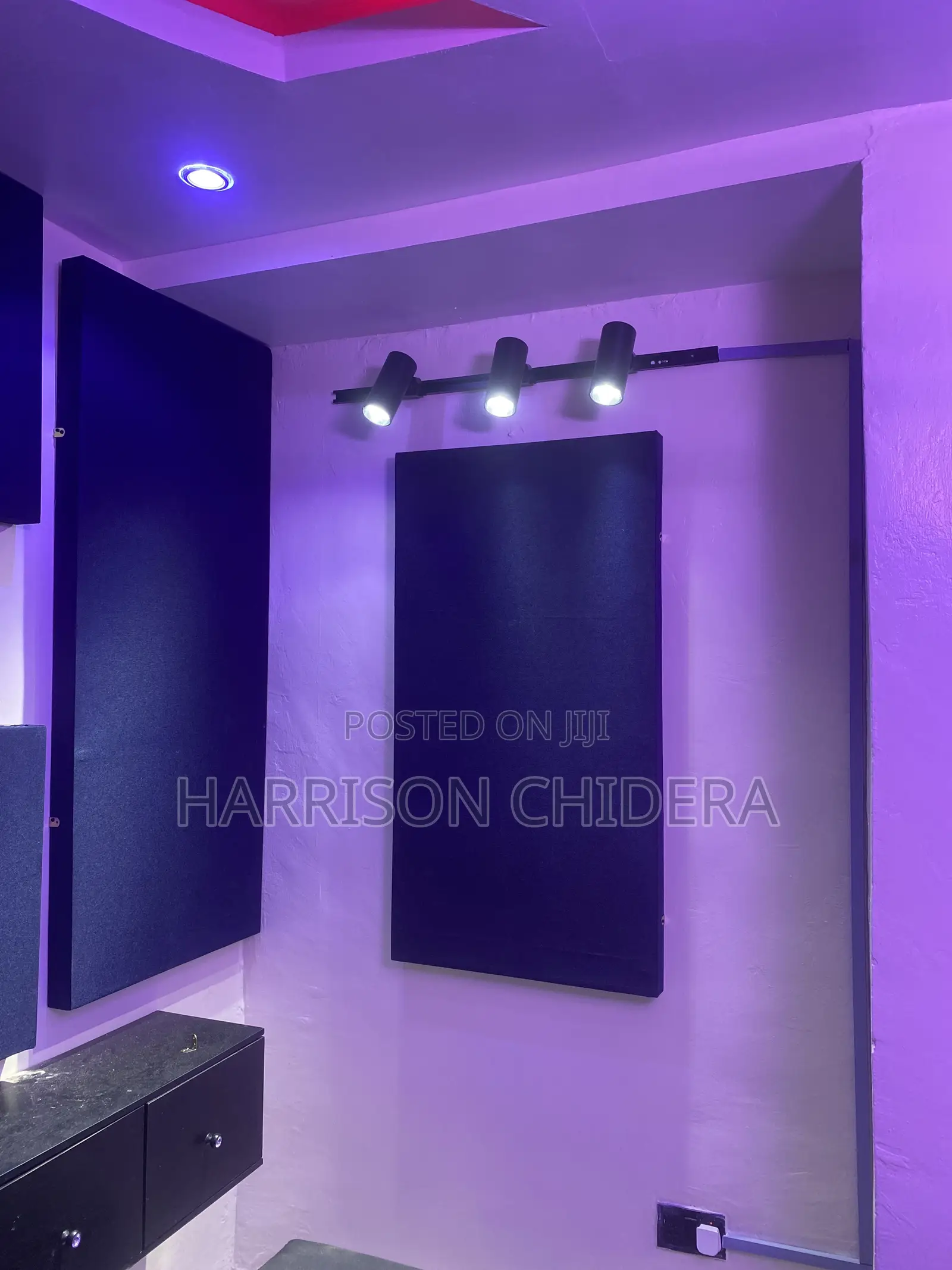 Navy Blue 4 Ways Acoustic Panels
