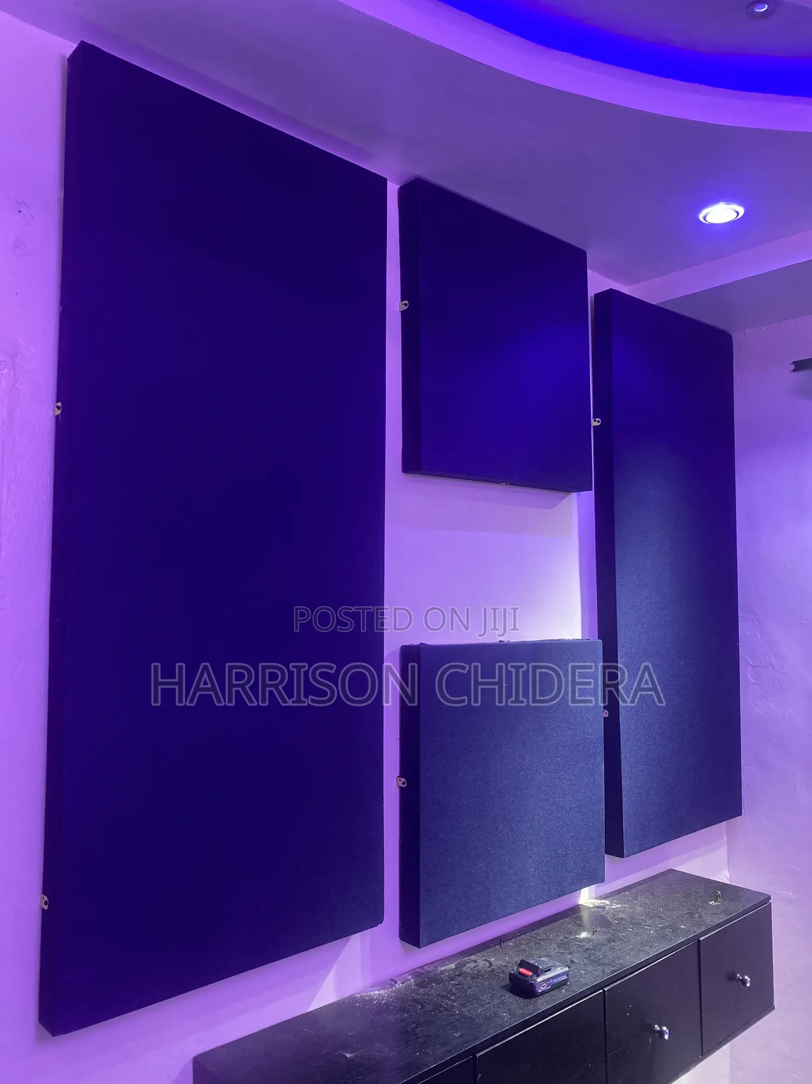 Navy Blue 4 Ways Acoustic Panels