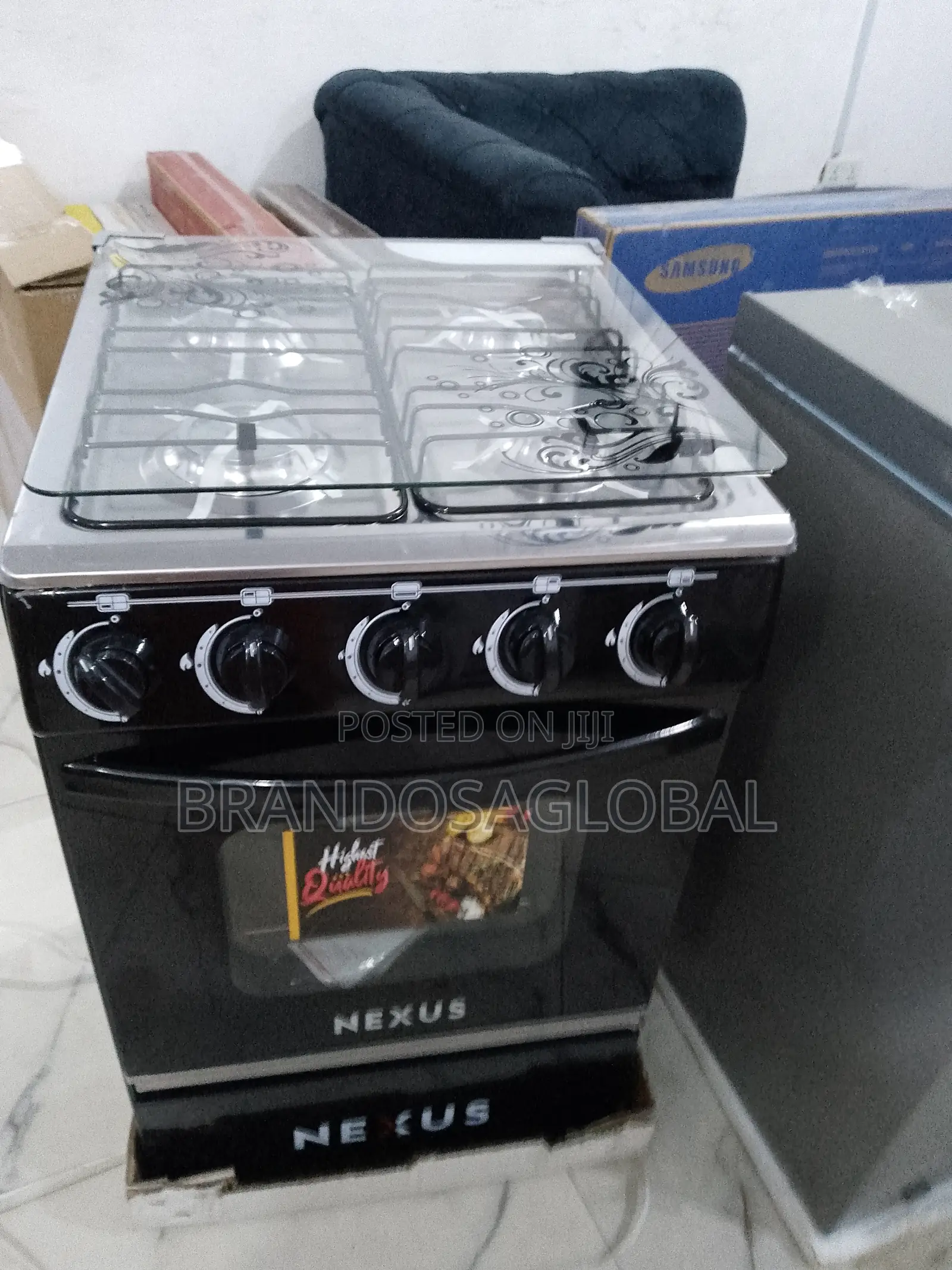 Nexus Nx-5055 Gas Stove – Standing Cooker With Oven