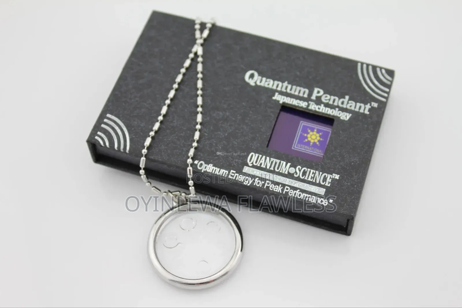 Quantum Bio Energy Health Protection Pendant Necklace