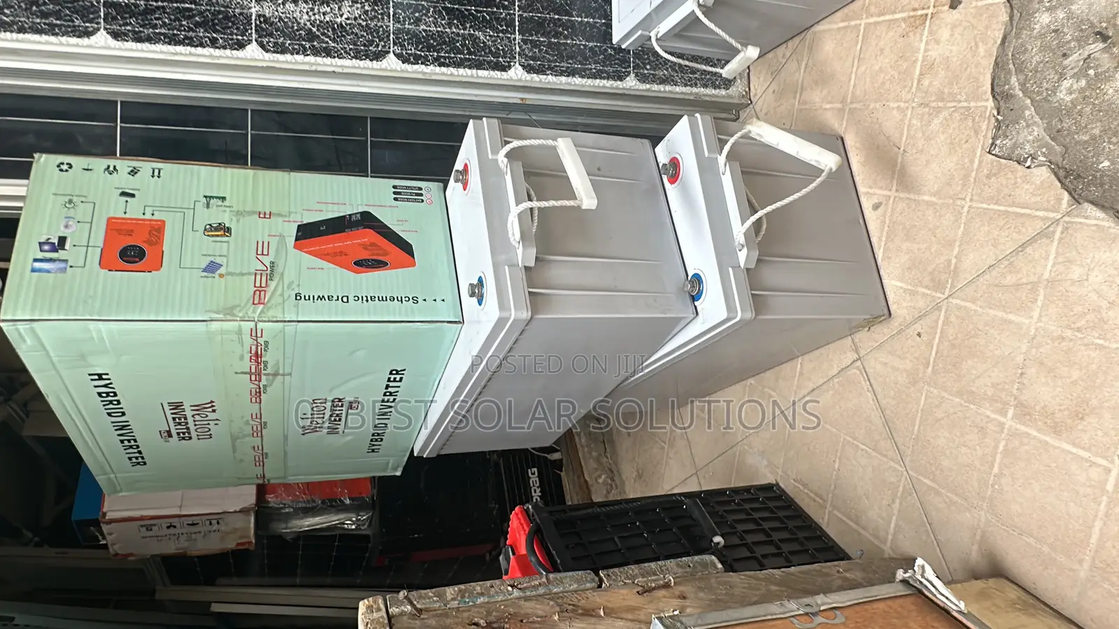 2 Big Batteries With 1 4.2kw Inverter
