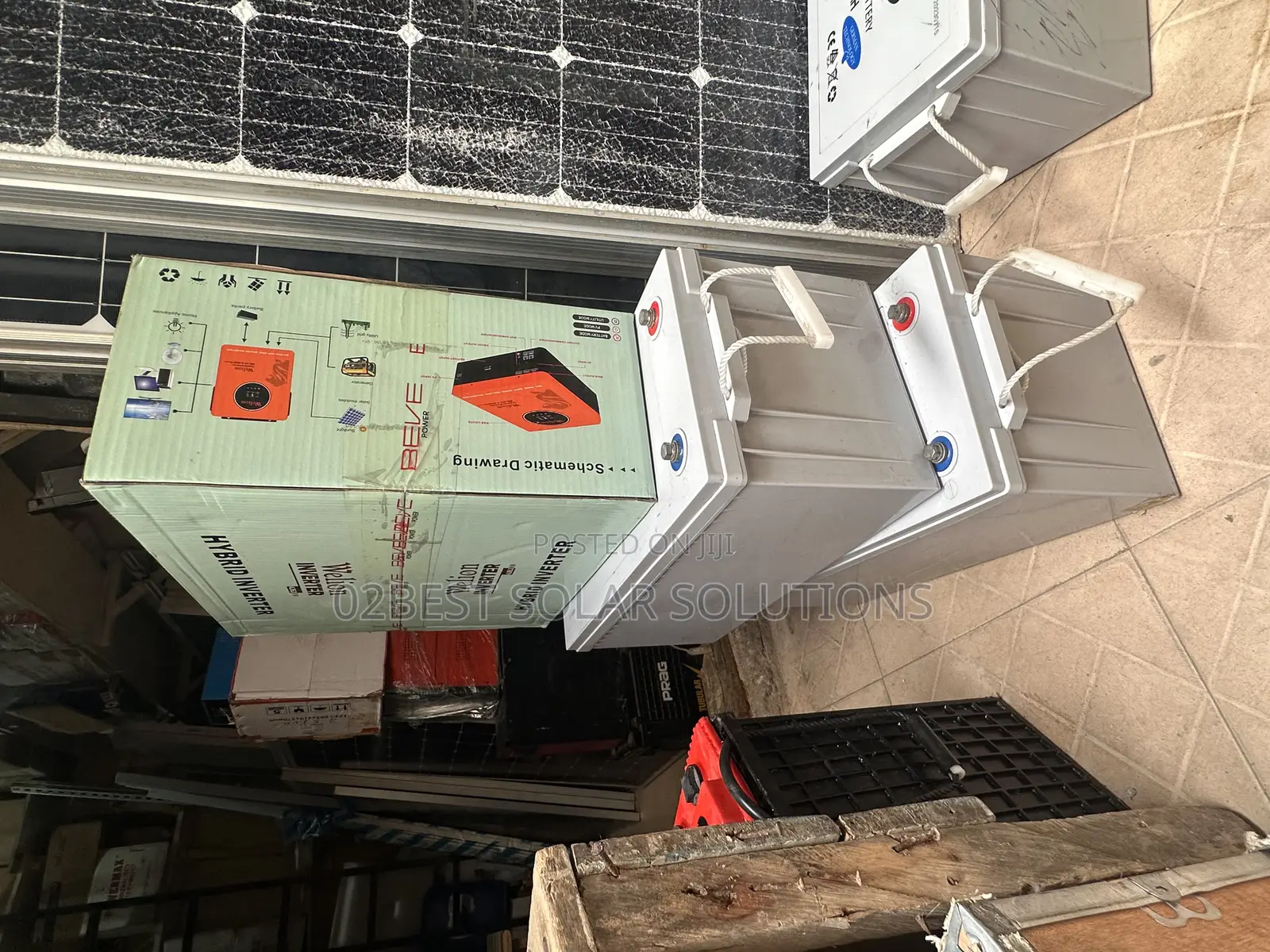 2 Big Batteries With 1 4.2kw Inverter