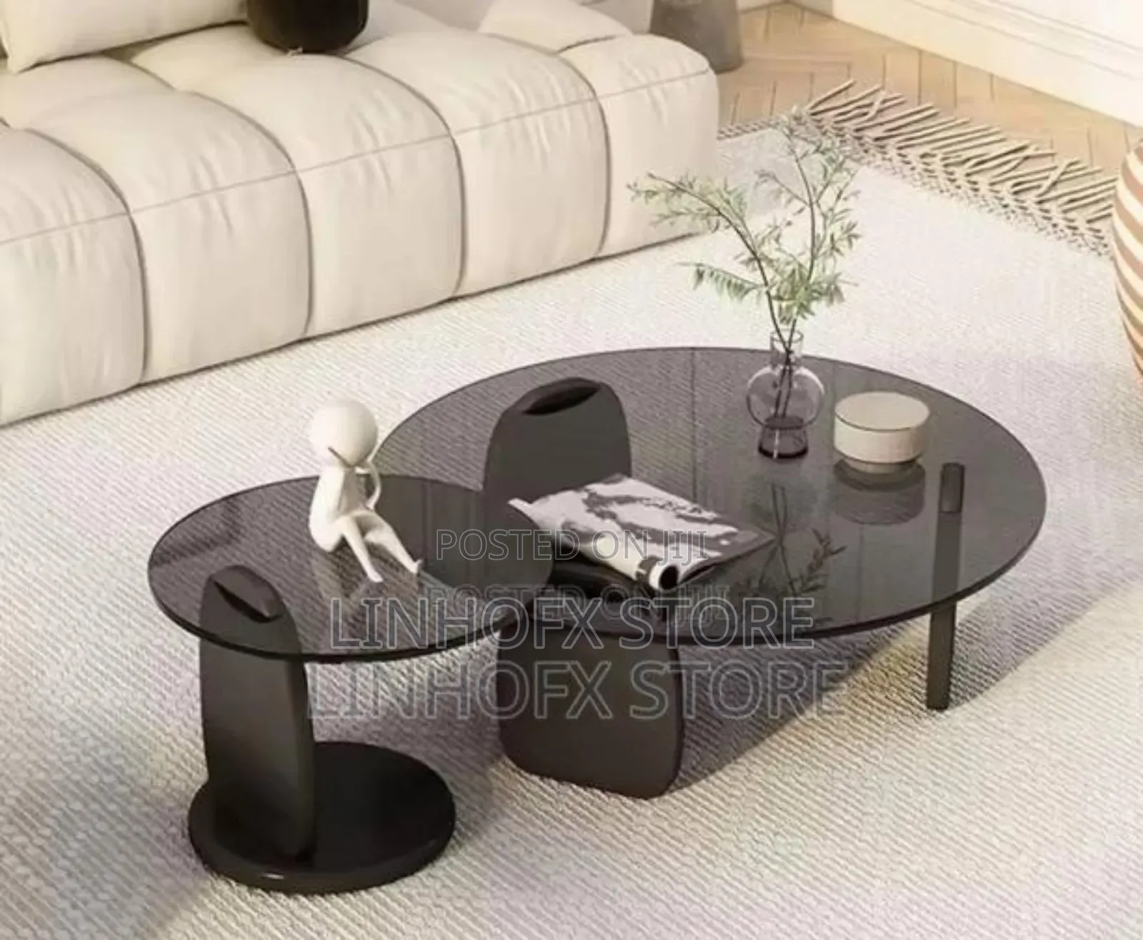 Modern Round Glass Centre Table