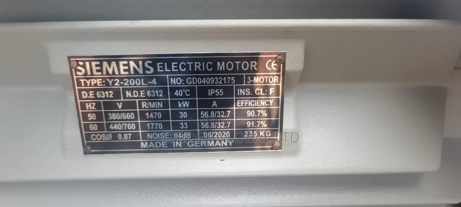 Original Brand New Siemens Electric Motor 30kw 40hp