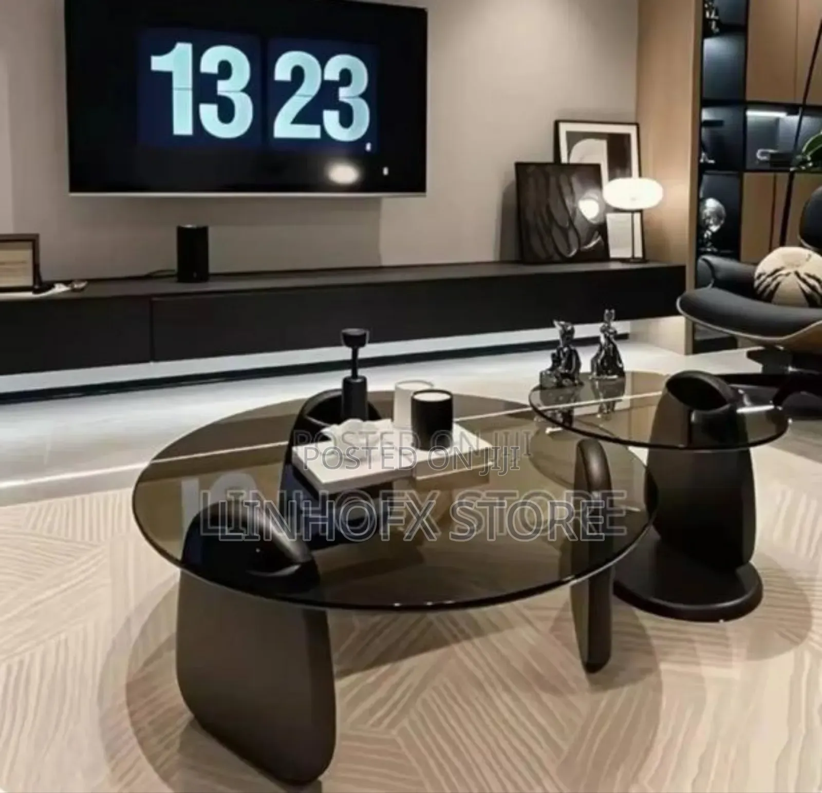 Modern Round Glass Centre Table