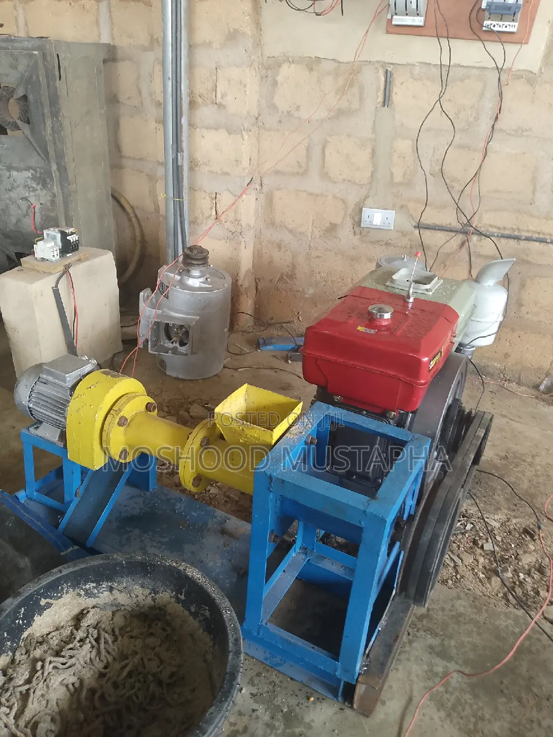 Diesel Powered Fish Feed Extruder Machine
