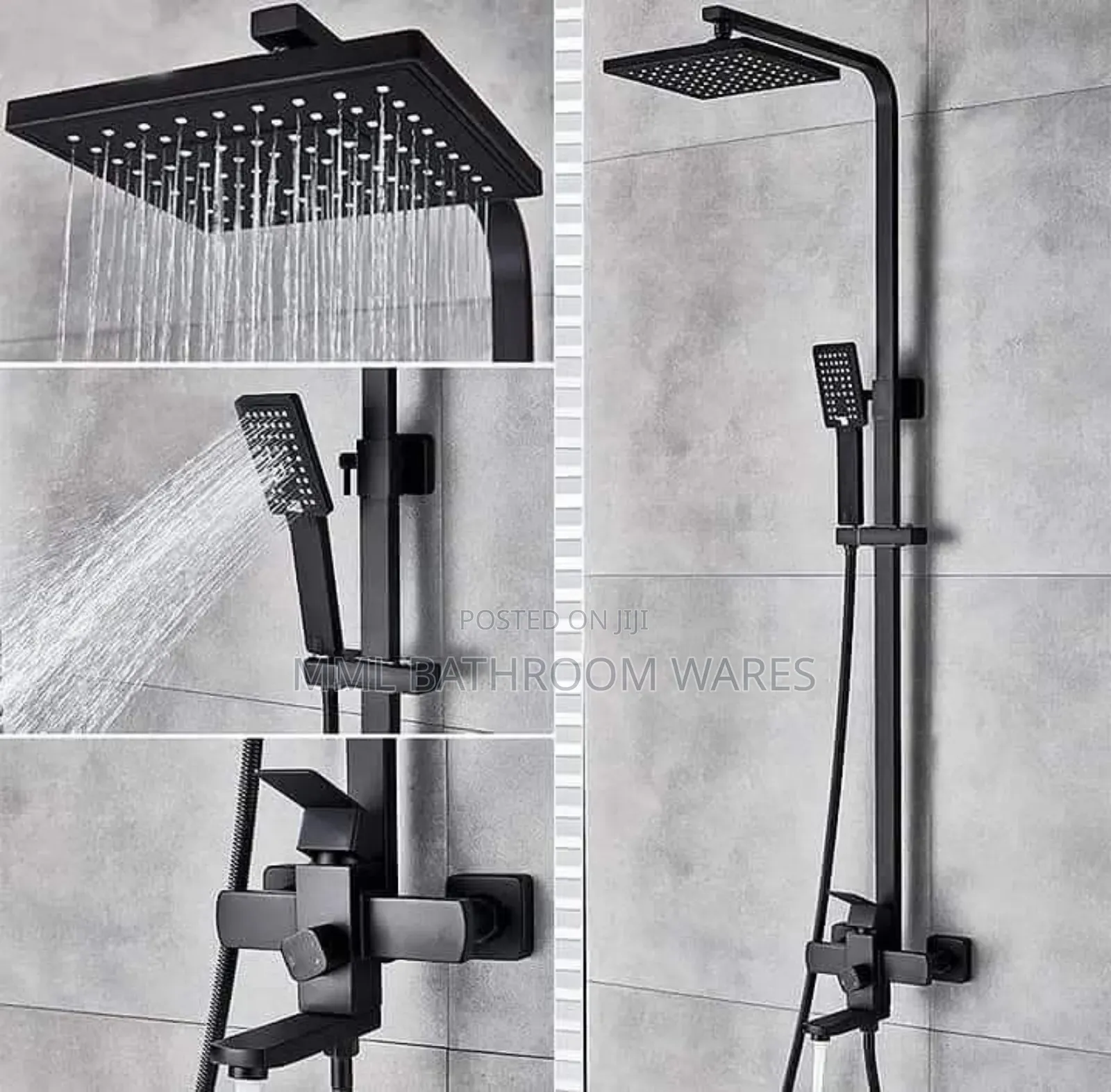 Black Shower Mixers
