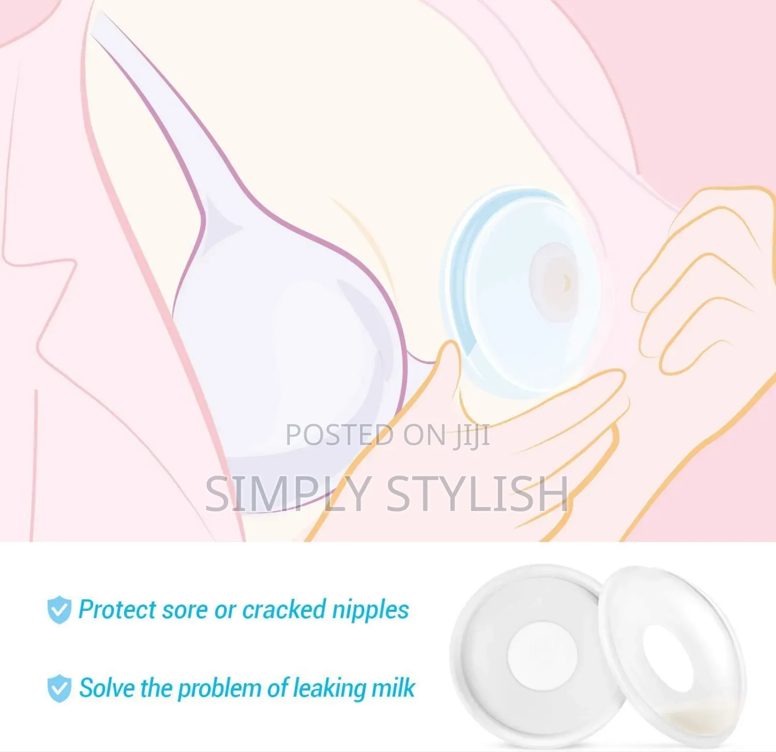 Breast Shells, 3 Pack Nursing Cups, Milk Saver, Protect Sore