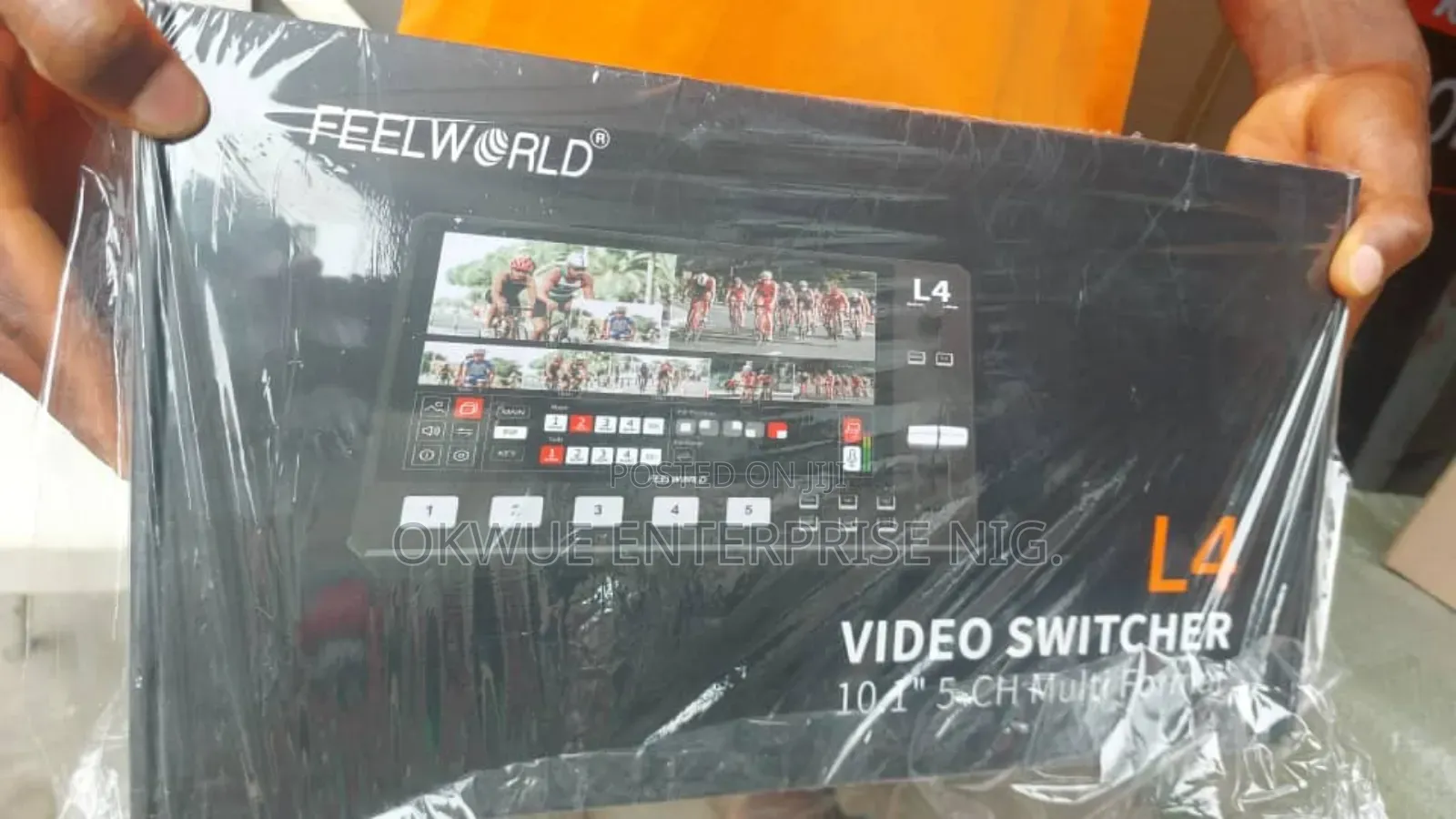 This Is Feelworld L4 Video Mixer, for Video Production Etc.