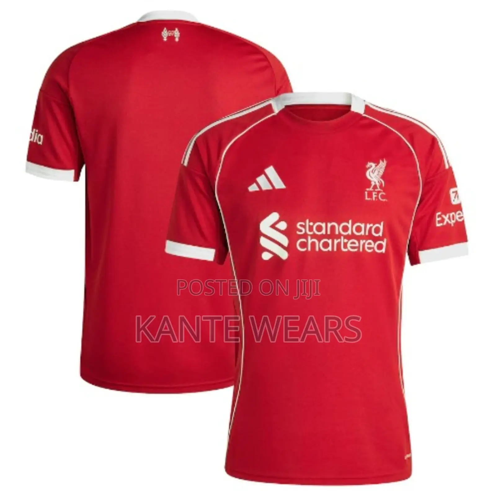 Adidas Liverpool 2025/2026 Football Home Jersey