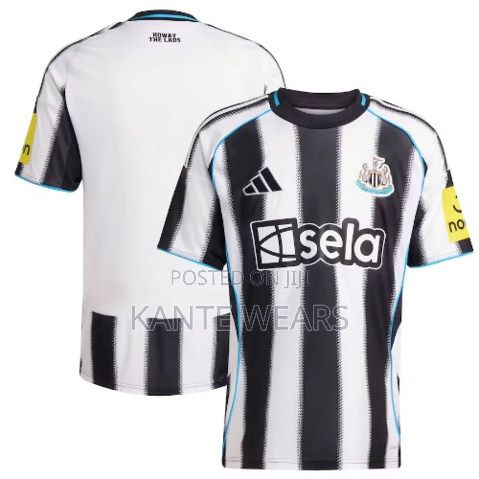 Adidas Newcastle 2025/2026 Latest Football Home Kit Jersey