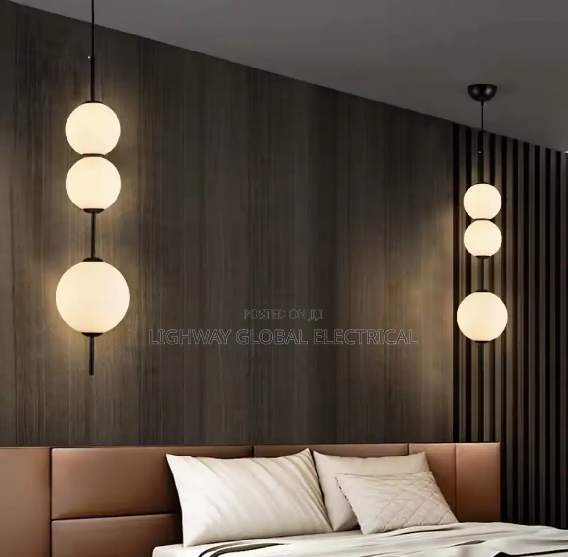 Modern Led White Ball Dropping Light