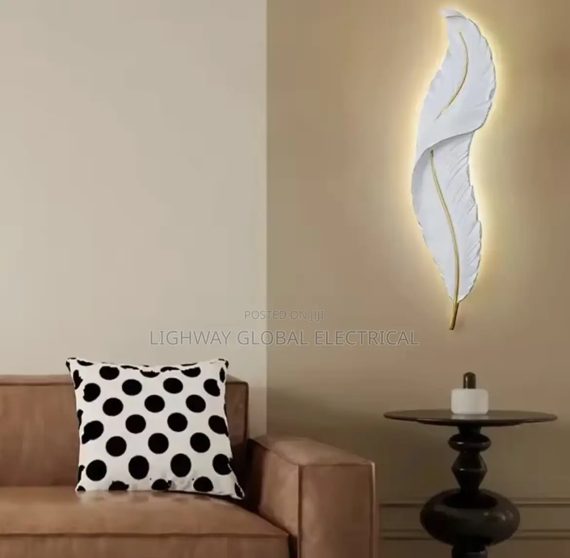 Modern Nordic Creative Feather Led Light