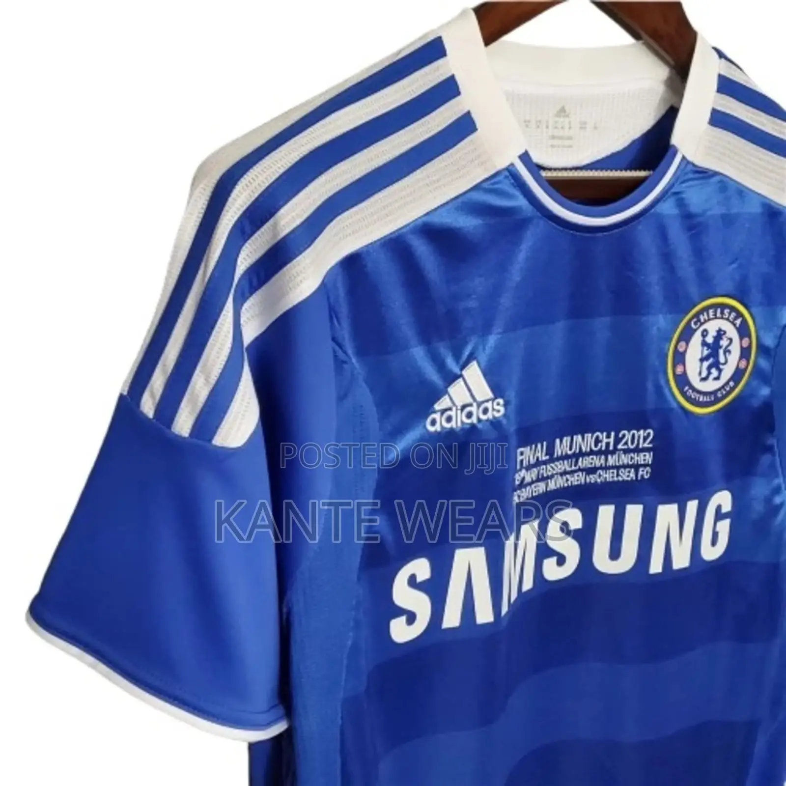 Adidas Chelsea 2012 Champions League Final Retro Home Jersey