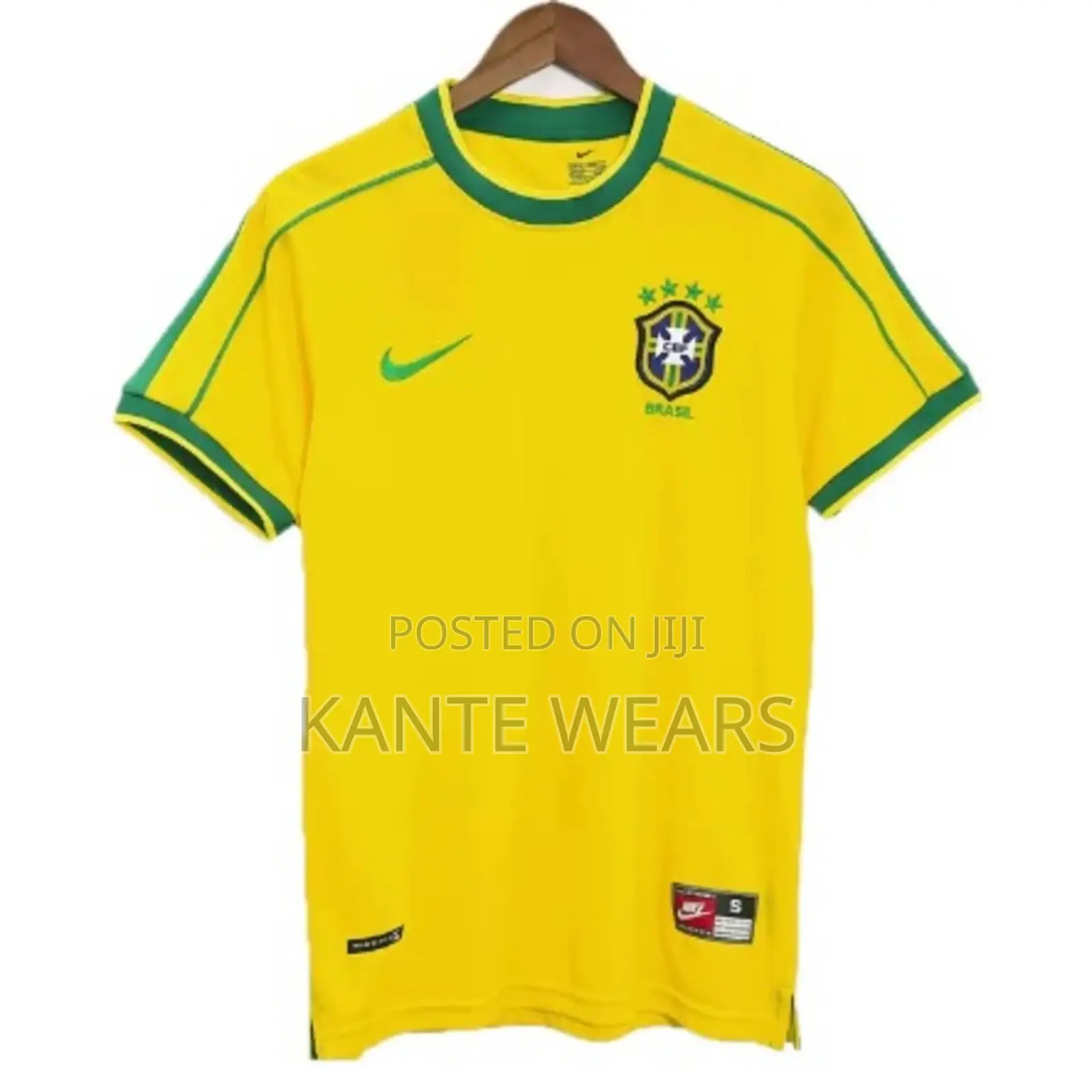 Nike Brazil Classic 1998 Retro Home Jersey
