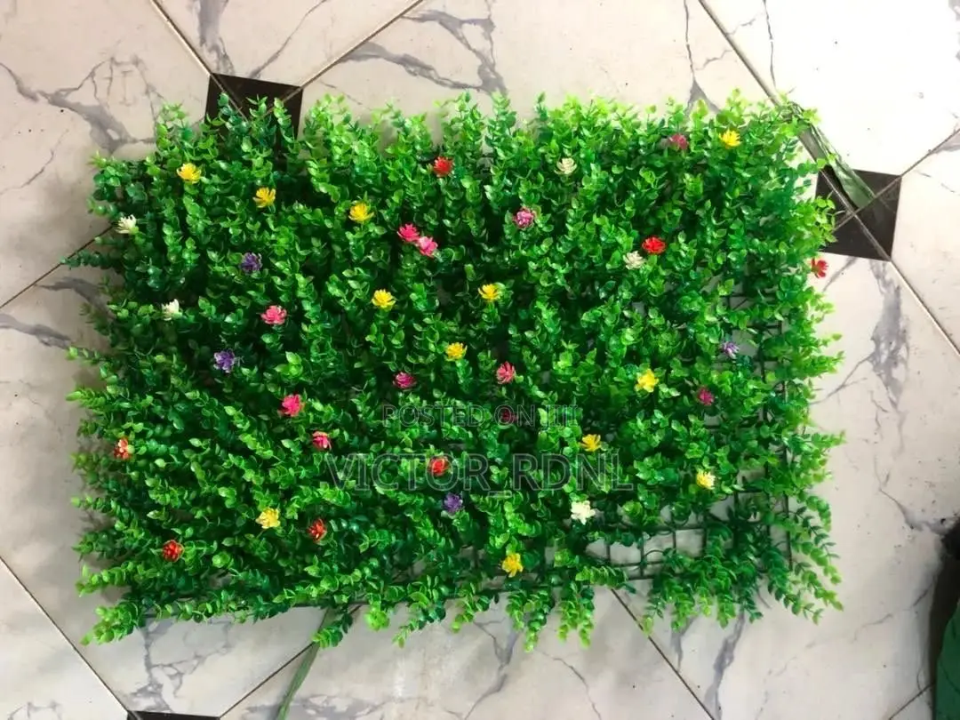 Green Flower Mat