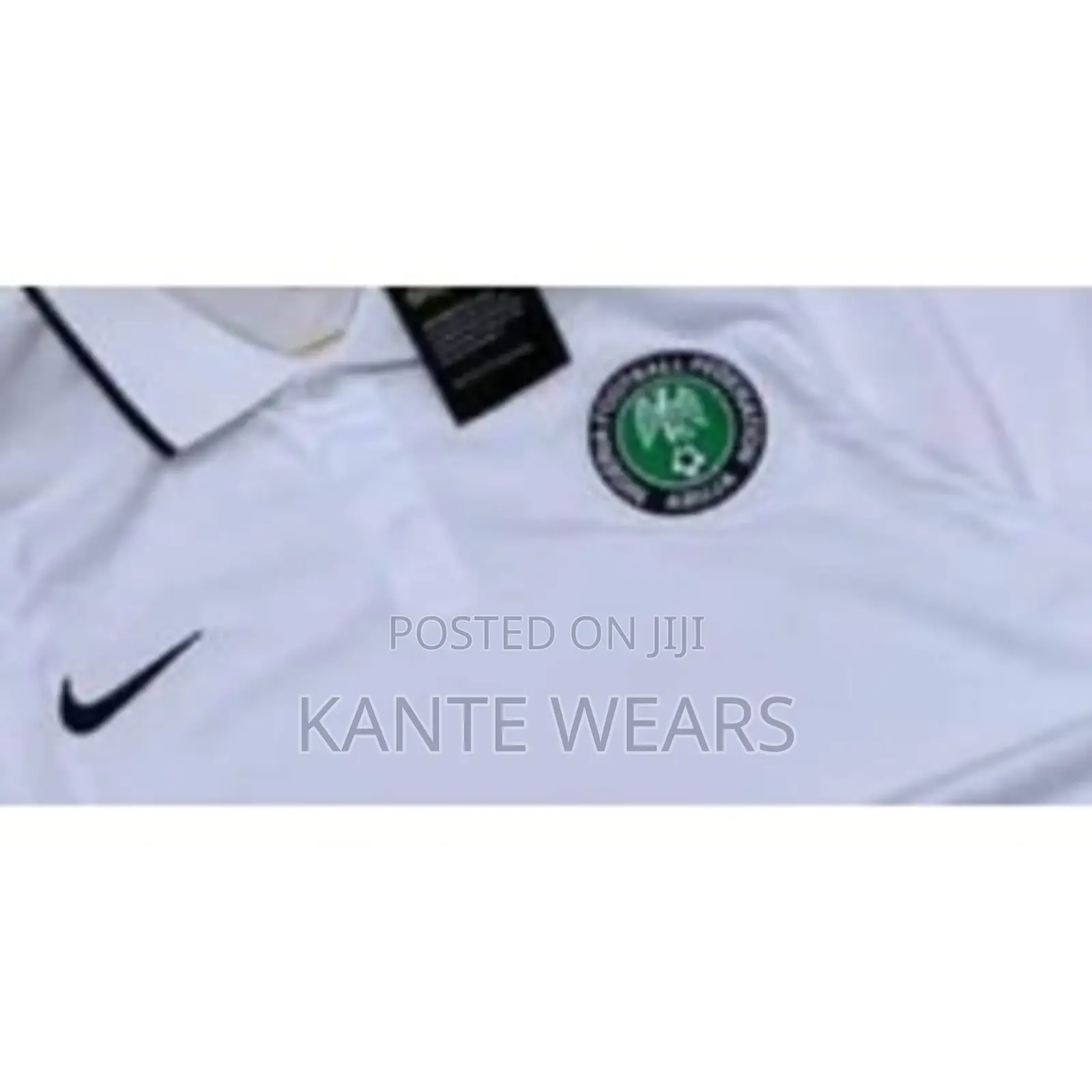 Nike Nigeria National Team Polo Jersey - White