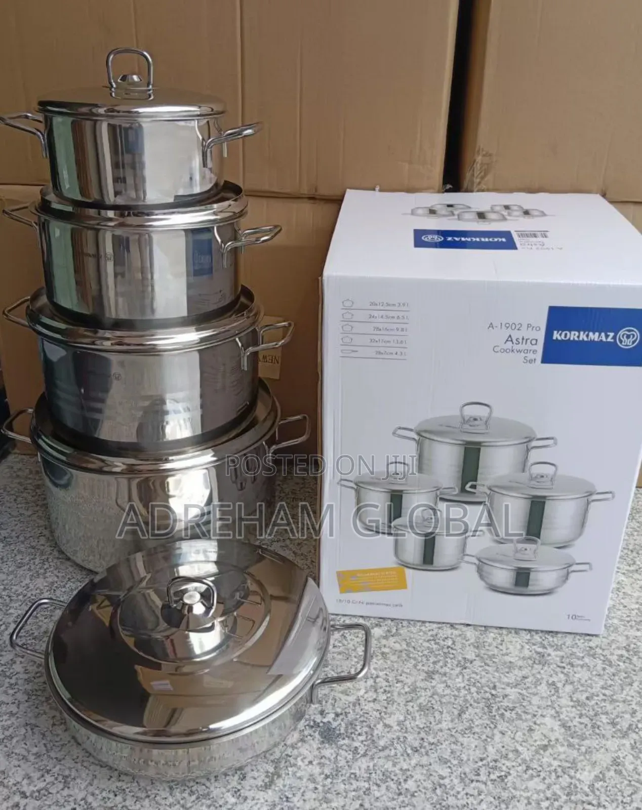 Korkmaz Turkey Pot Set a-1902 Pro