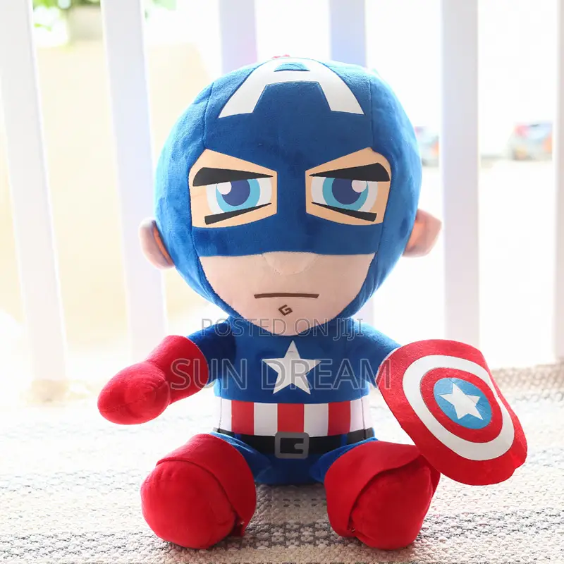 Stuffed Toys Captain America Spidey Spider Man Toy Boy Gift