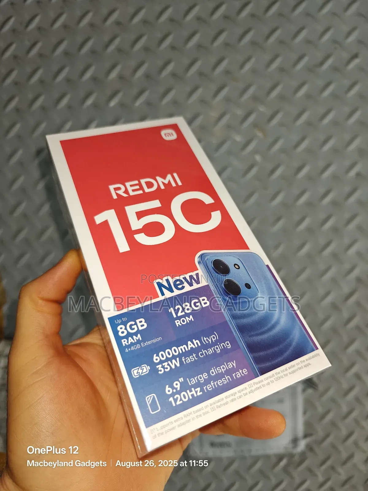 New Xiaomi Redmi 15C 4G 128 GB Blue