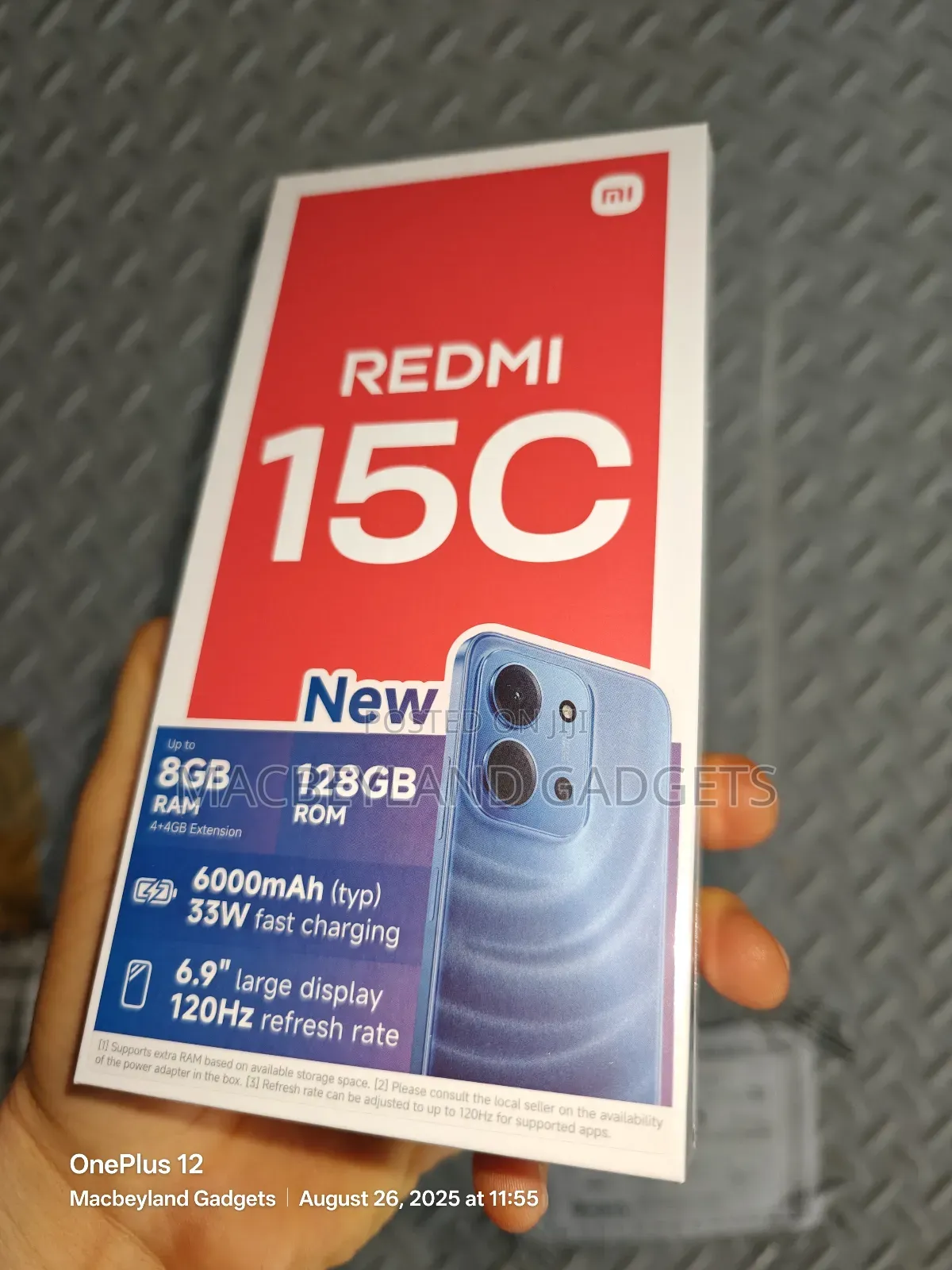 New Xiaomi Redmi 15C 4G 128 GB Blue
