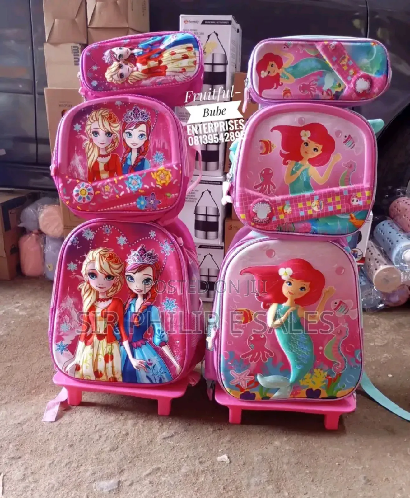 Kids Trolley School Bag