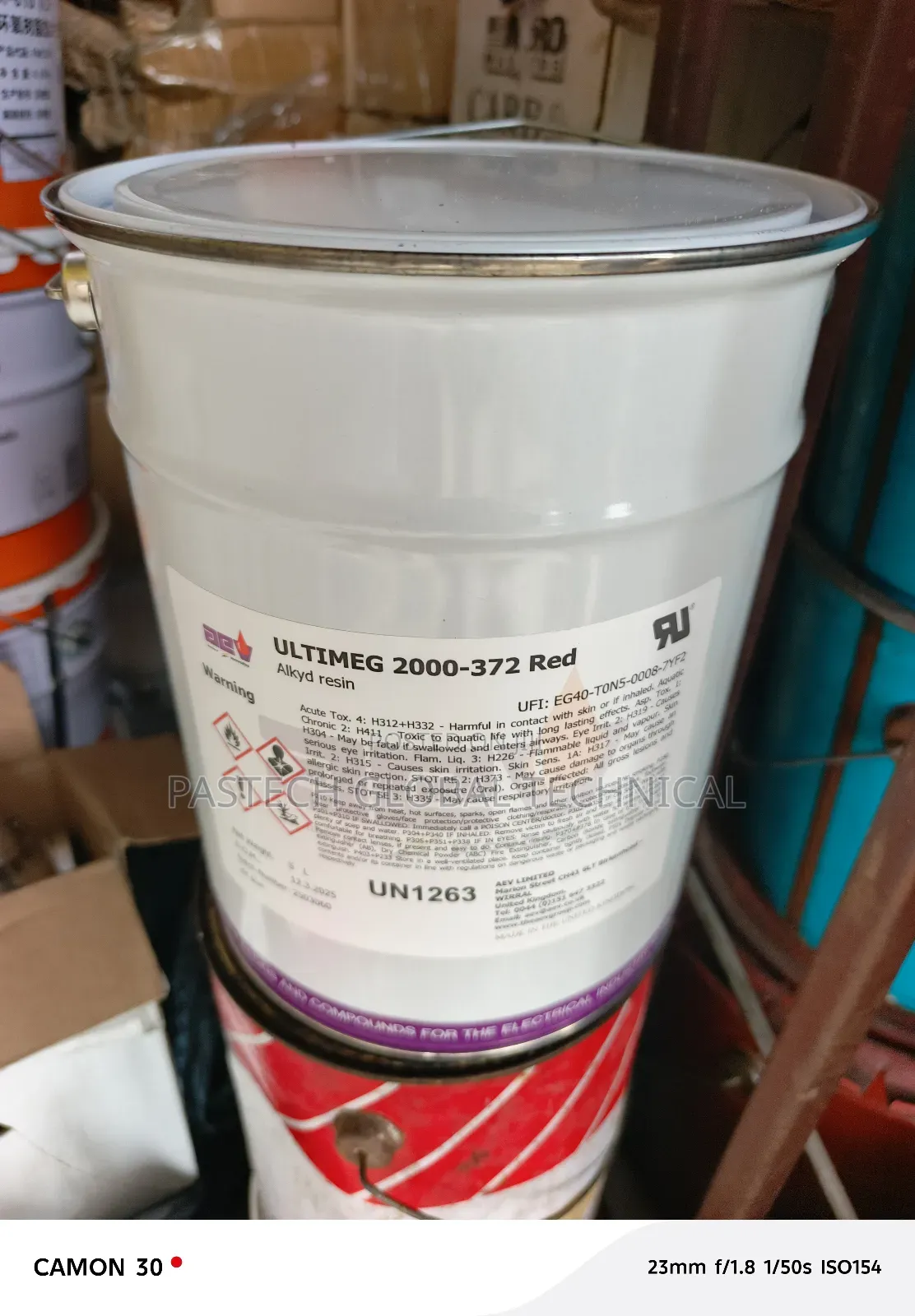 Ultimeg 2000-372 Electrical Red Varnish 5l