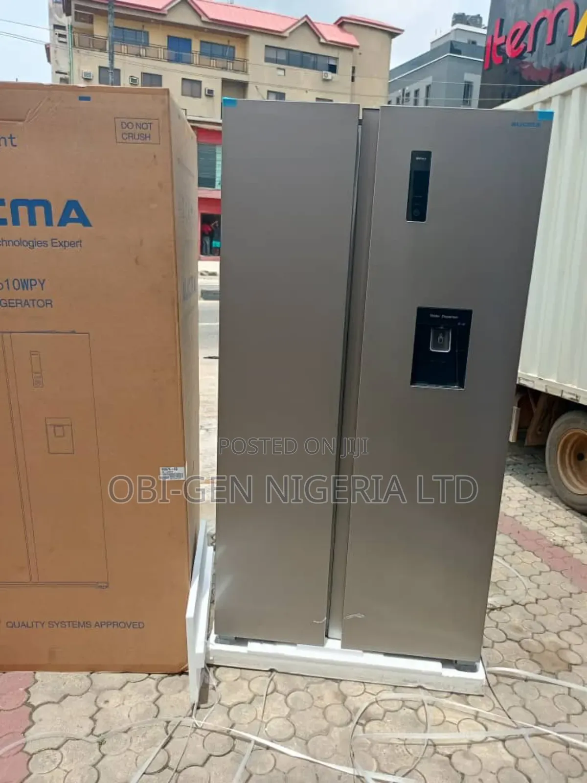 Aucma Inverter Refrigerator 439l Rf-432wy Side-by-side Set