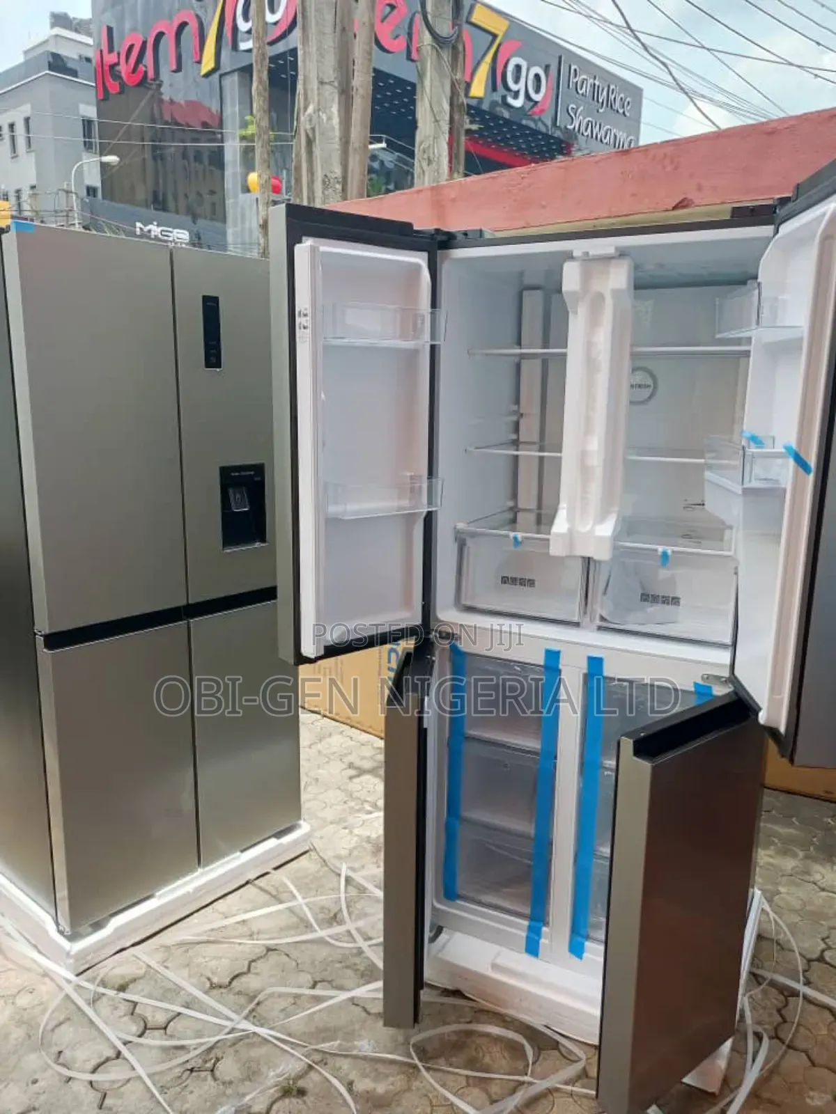 Aucma Inverter Refrigerator 439l Rf-432wy Side-by-side Set