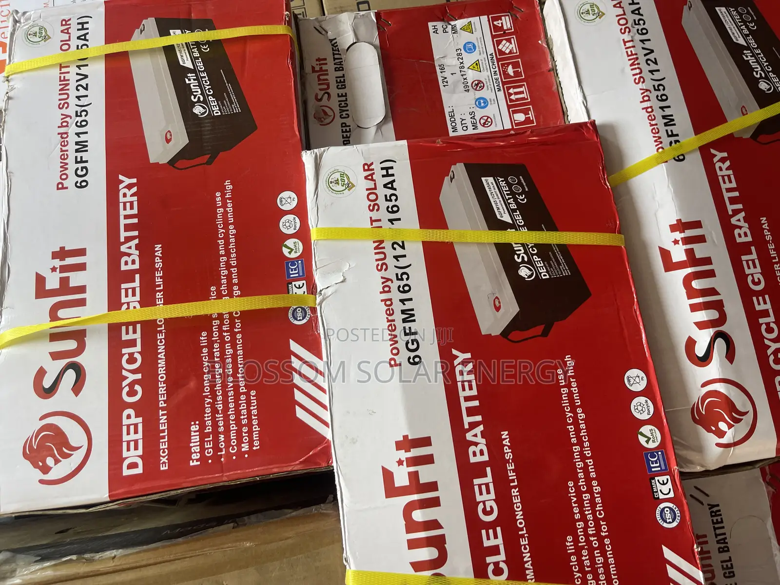 165ah Sunfit Dry Cell Solar Battery