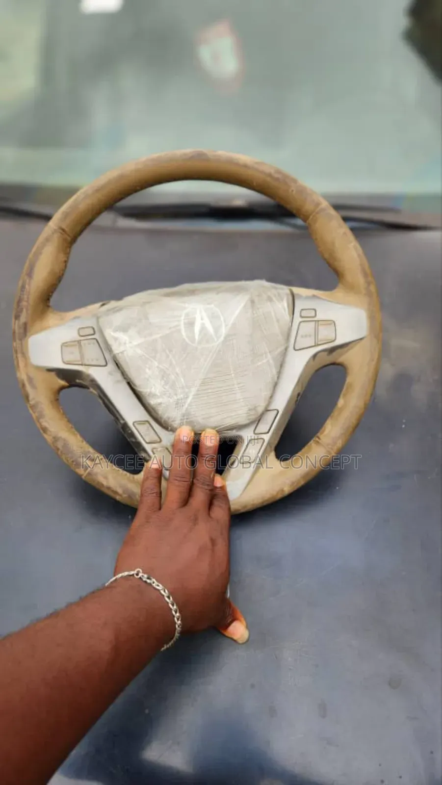 Complete Steering Wheel With Airbag Acura MDX 2008-2012 Models