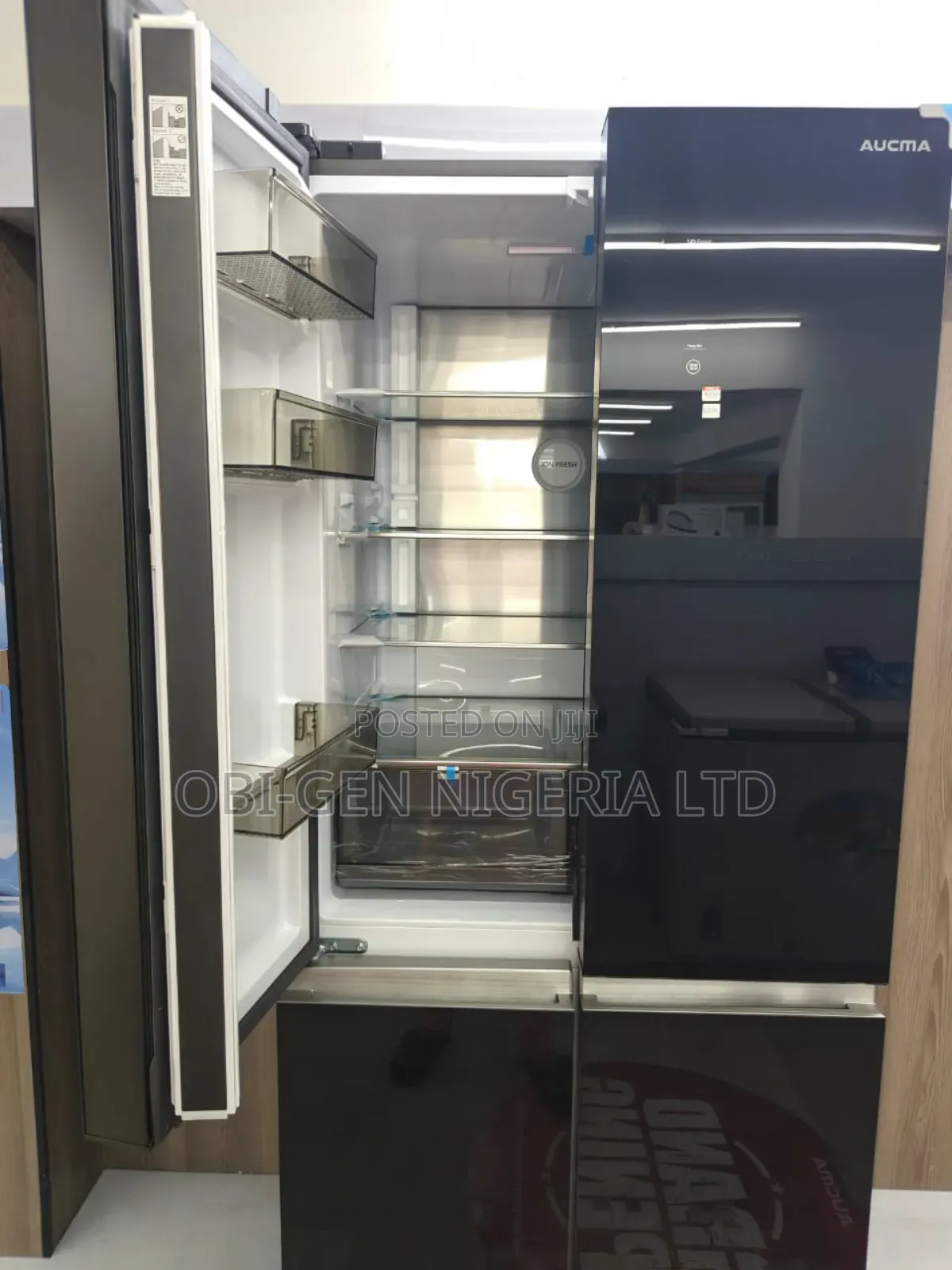 Aucma Inverter Rf-476wy Refrigerator Cross Door 475liter Set
