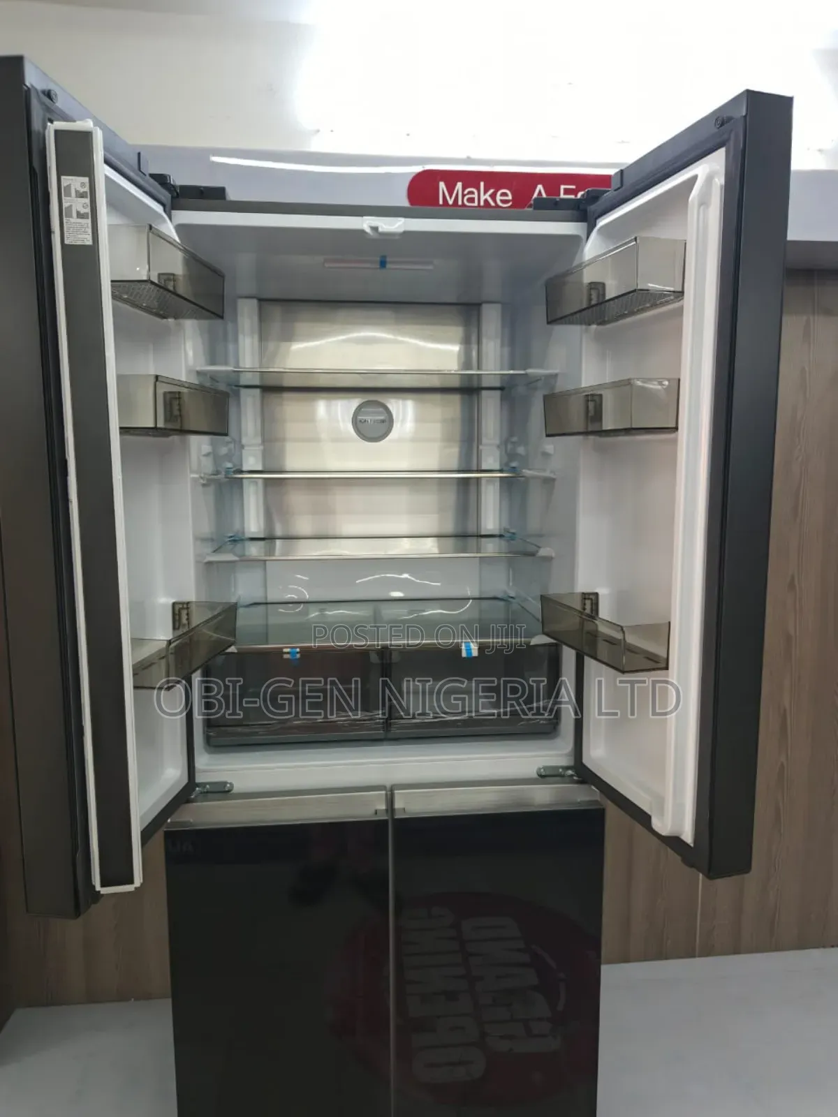Aucma Inverter Rf-476wy Refrigerator Cross Door 475liter Set